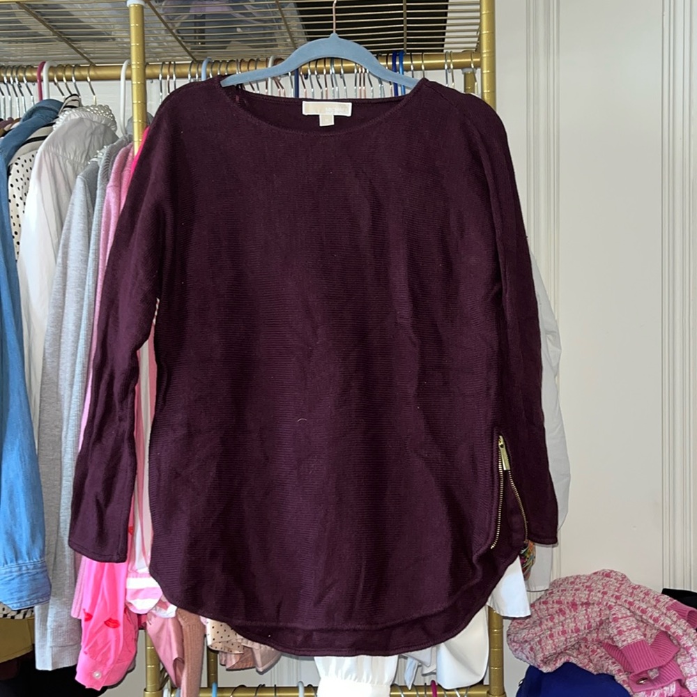Burgundy Michael Kors sweater